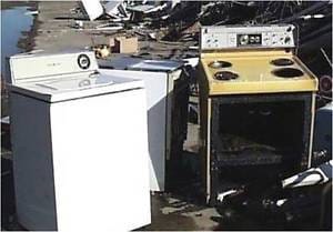 récupération et recyclage d'électroménagers